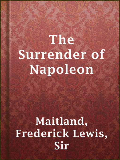 Cover image for The Surrender of Napoleon